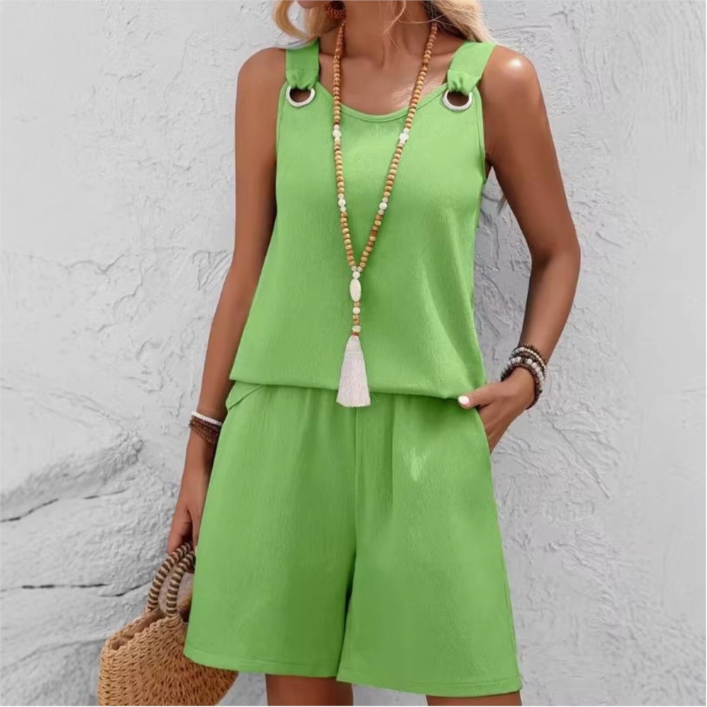 Zara Summer Clothing For Women - Spring Summer New O Neck Vest