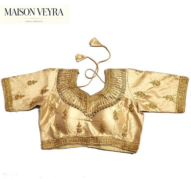Summer Clothing Pakistan - Traditional Indian Sari Top Women Shirt