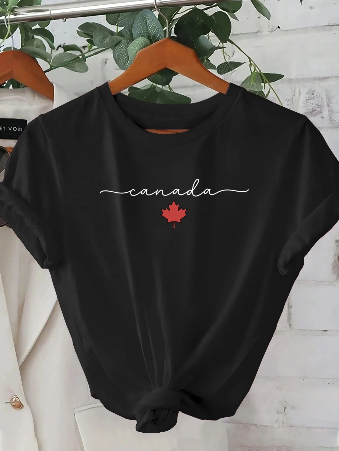 Summer Clothing Women Canada - Canada Maple Leaf Printed Women's T-shirt