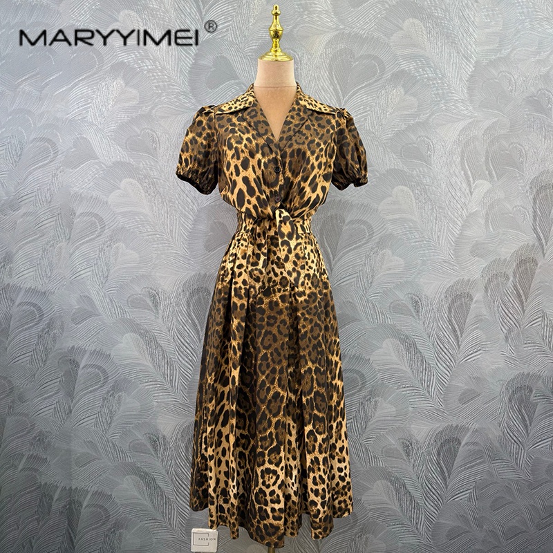 Summer Edition Clothing - MARYYIMEI Fashion leopard print women's clothing