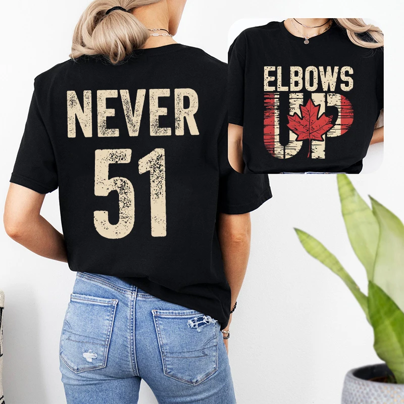 Summer Clothing Women Canada - Retro Elbows Up Never 51 Canada