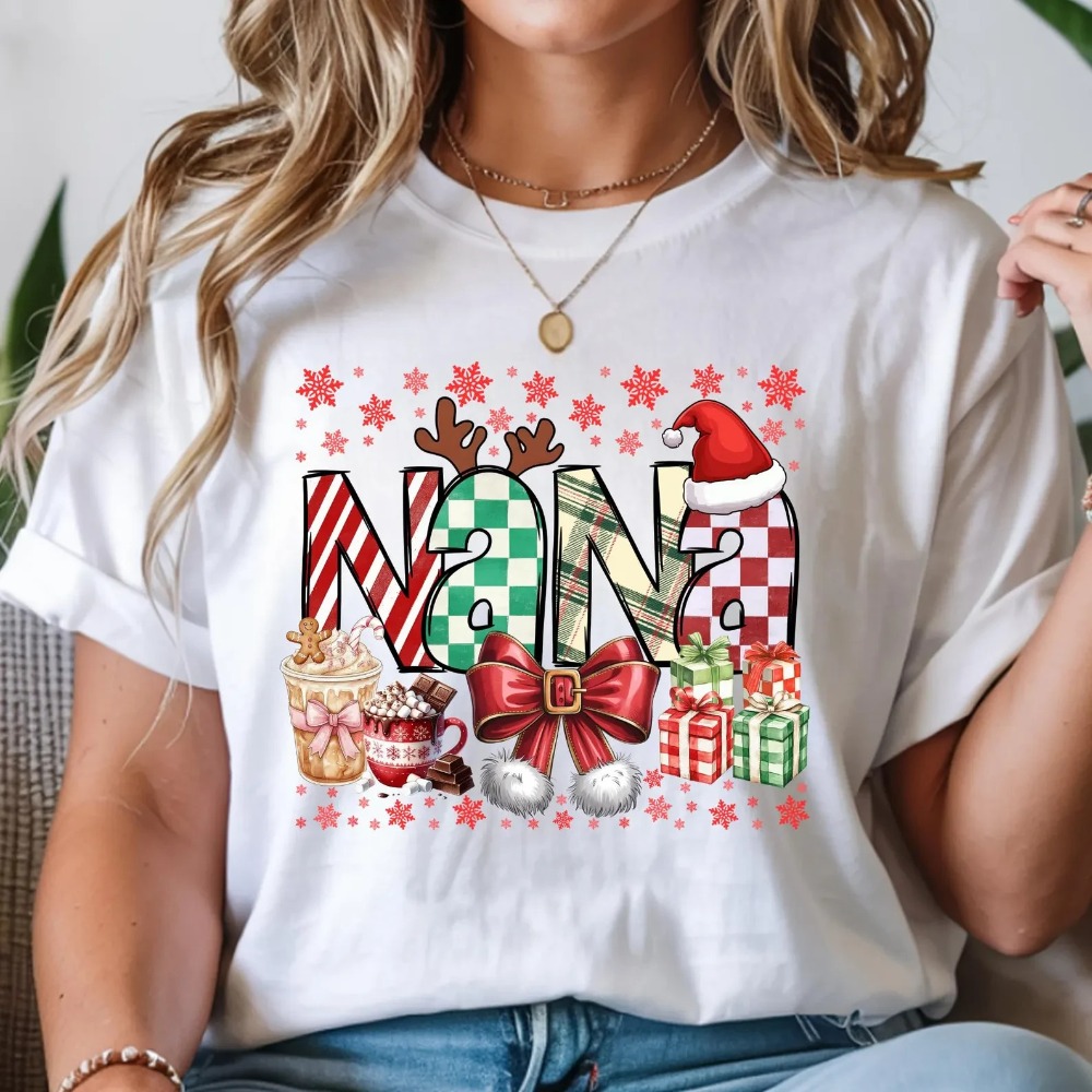 Summer Clothing Vibes - NANA Holiday Christmas T-Shirt Funny Unisex