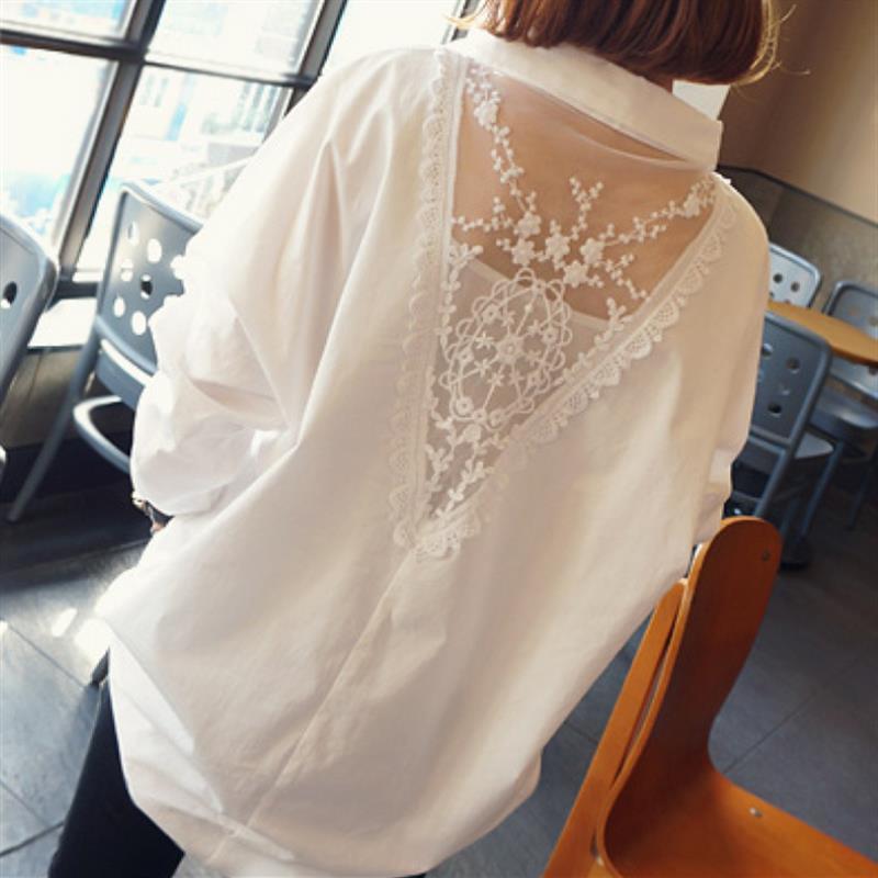 Summer Gauze Clothing - Thời Trang V-Cổ Thêu Gạc Ghép