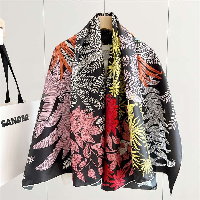 14mm Silk Scarf Women Hand Rol - đánh giá và giá Summer Clothing Accessories