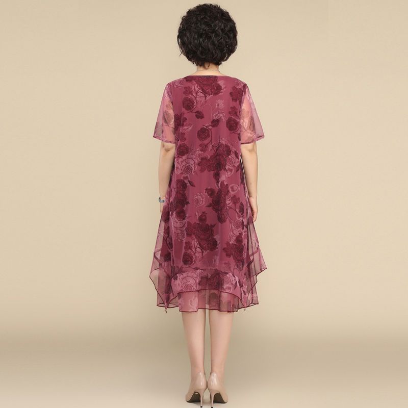 NEW O-Neck Short Sleeve Dresse - đánh giá và giá Summer Gauze Clothing