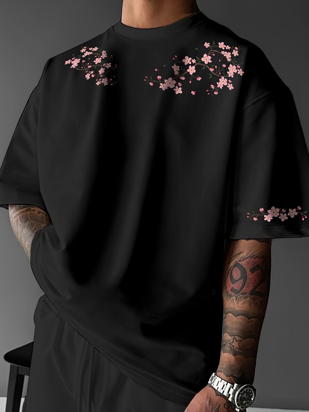 Japanese Harajuku Cherry Bloss - đánh giá và giá Japanese Summer Clothing Men