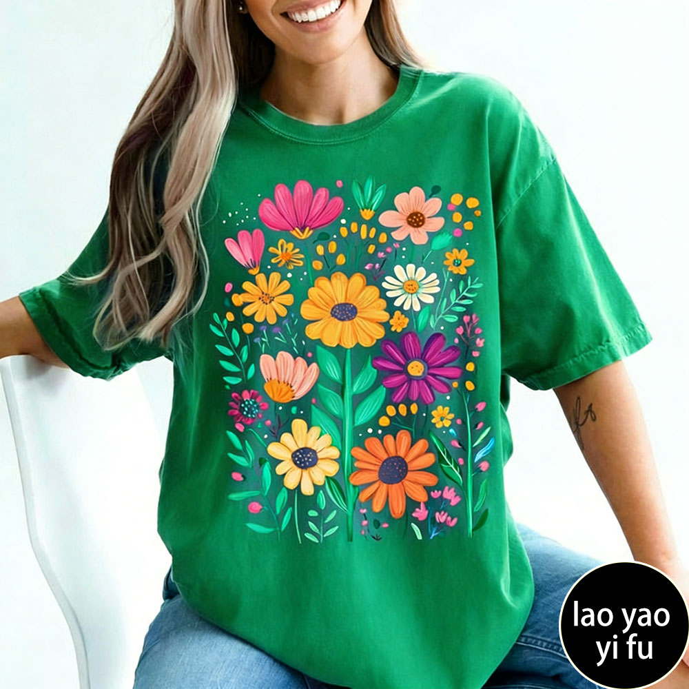 Boho Summer Floral Women TShir - đánh giá và giá Summer Clothing Vibes
