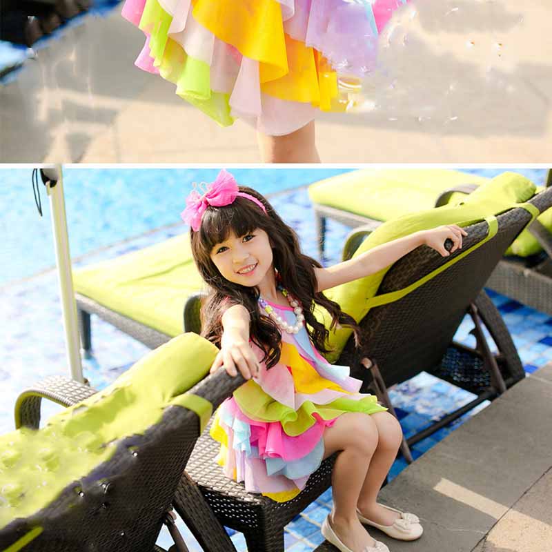 Mùa Hè Bé Gái Đầm Không Vòng C - đánh giá và giá Summer Gauze Clothing
