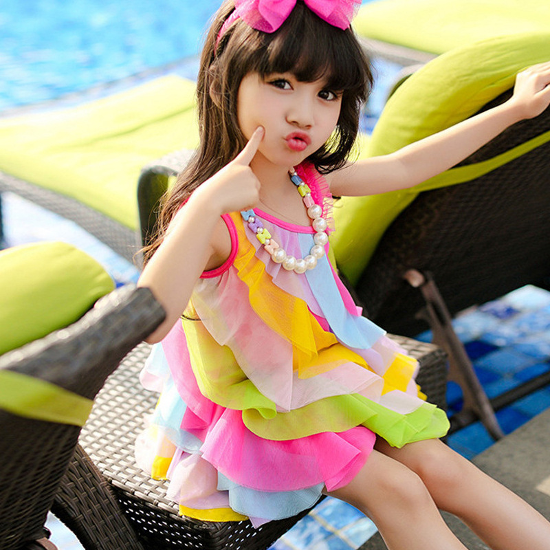Mùa Hè Bé Gái Đầm Không Vòng C - đánh giá và giá Summer Gauze Clothing