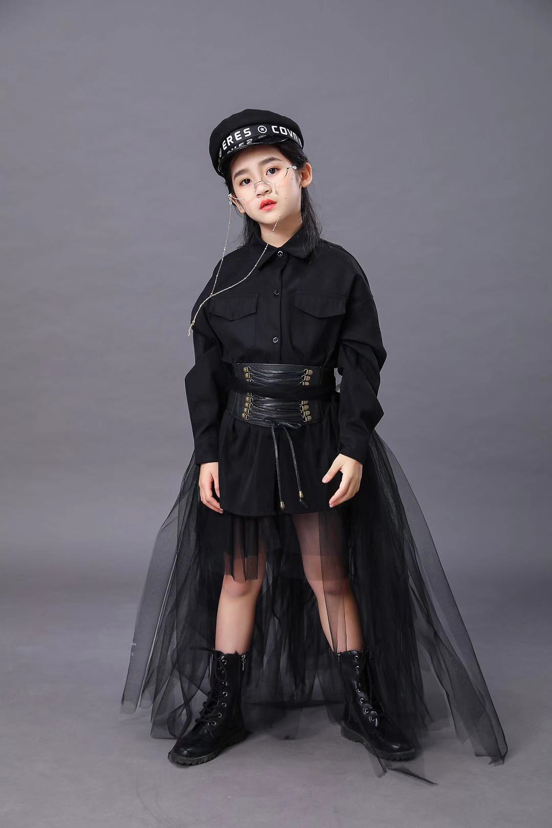 Children's Black Suit Girls Mo - đánh giá và giá Summer Clothing Girl