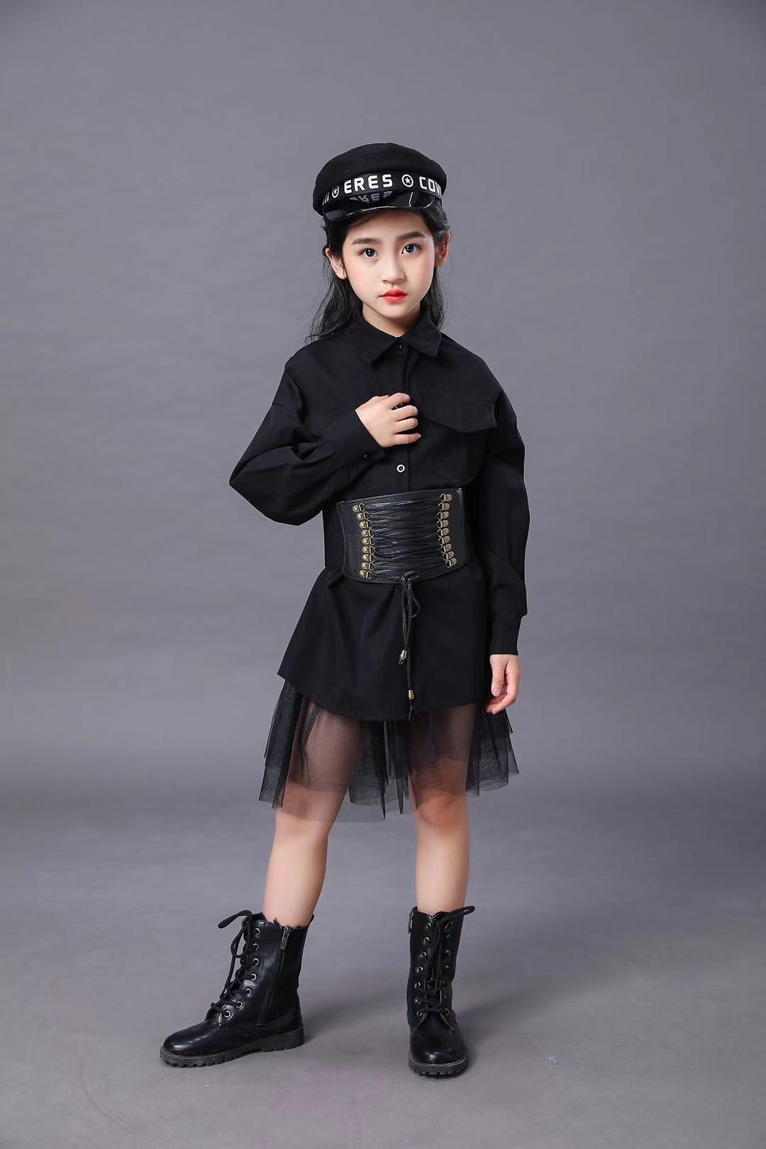 Children's Black Suit Girls Mo - đánh giá và giá Summer Clothing Girl