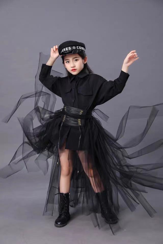 Children's Black Suit Girls Mo - đánh giá và giá Summer Clothing Girl