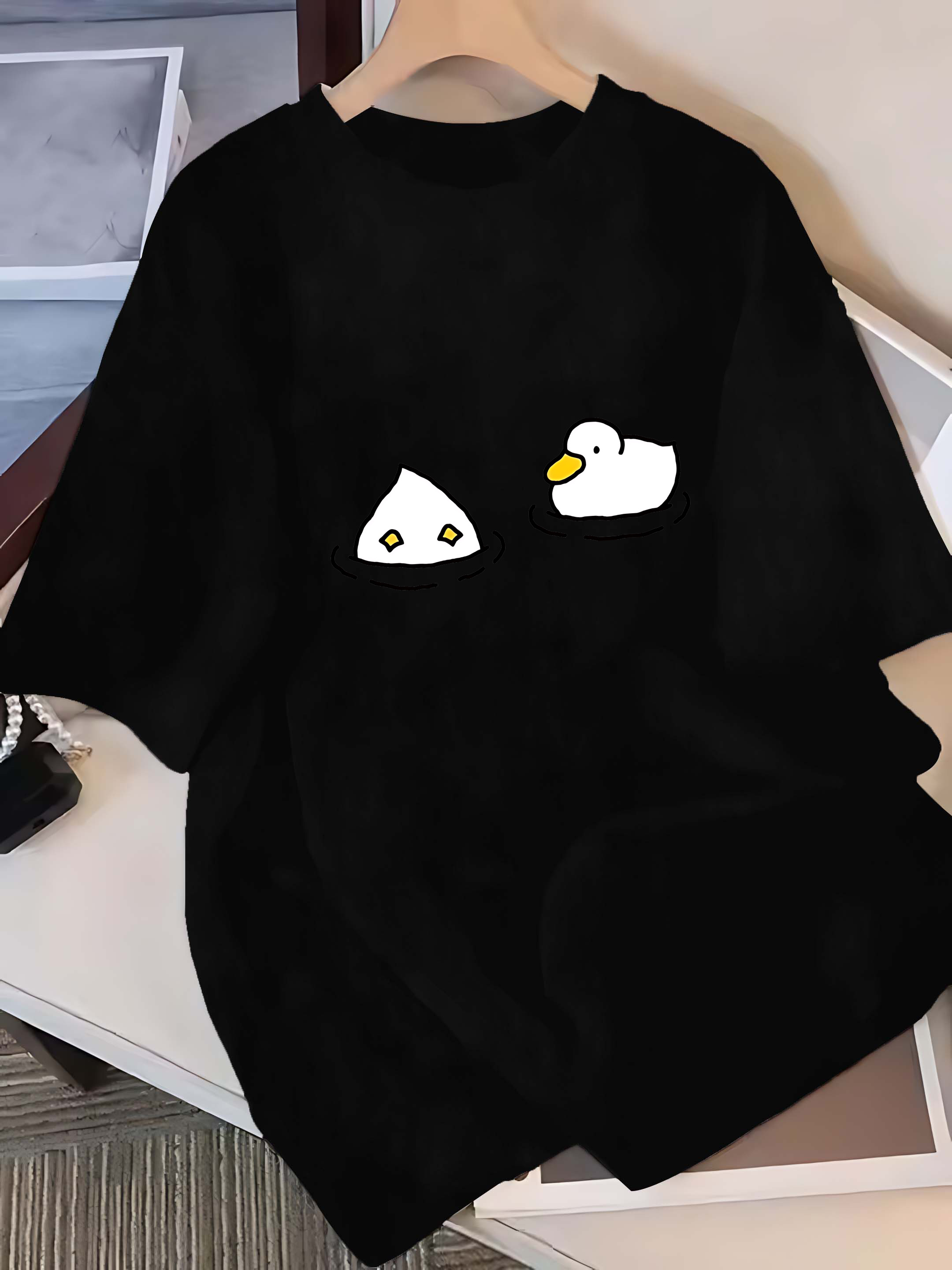 Short-sleeved T-shirt: Cute Ca - đánh giá và giá Summer Duck Clothing
