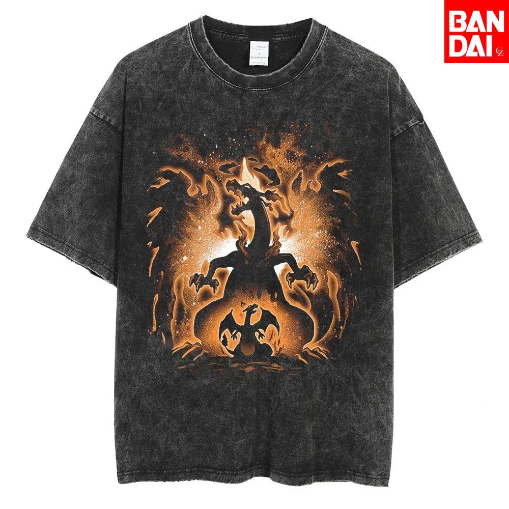 Pokemon Charizard T Shirt Men  - đánh giá và giá Japanese Summer Clothing Men
