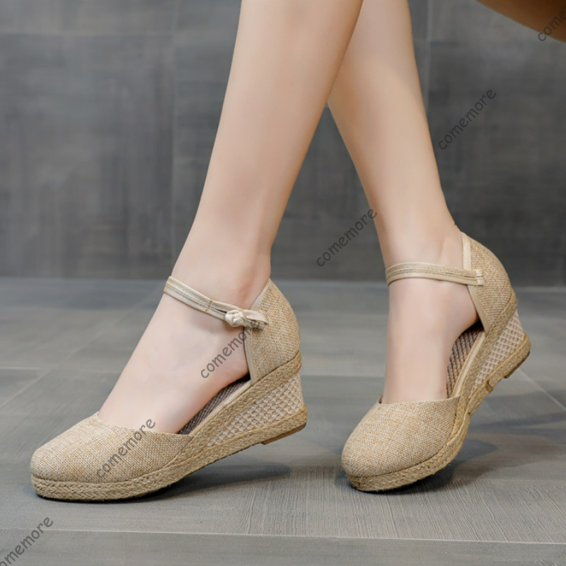 Comemore Sandals High Heel Sum - đánh giá và giá Espadrille Sandal Women