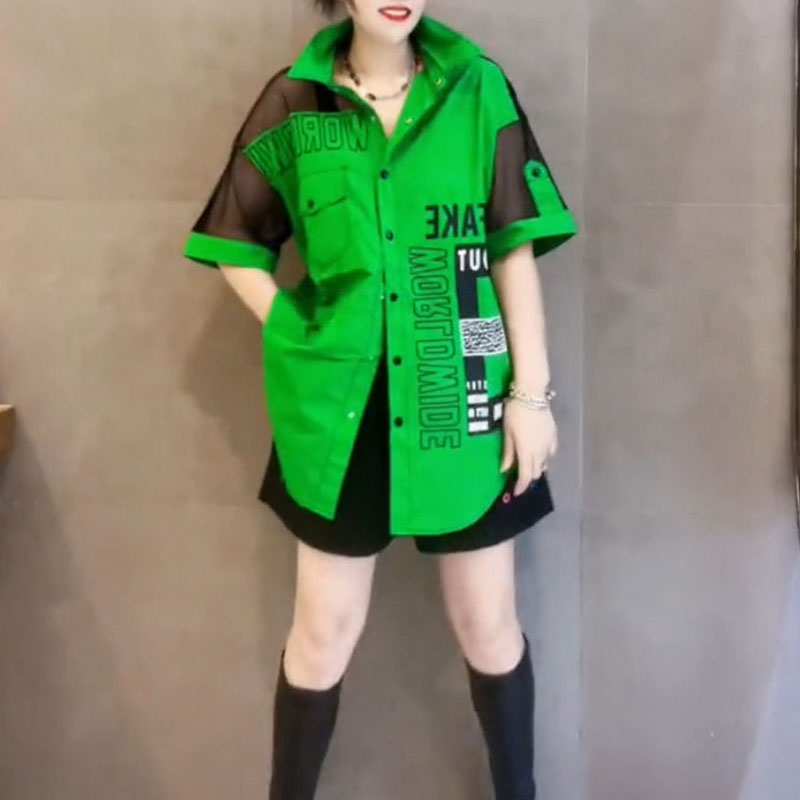 Casual Letter Printed Loose Bl - đánh giá và giá Summer Gauze Clothing
