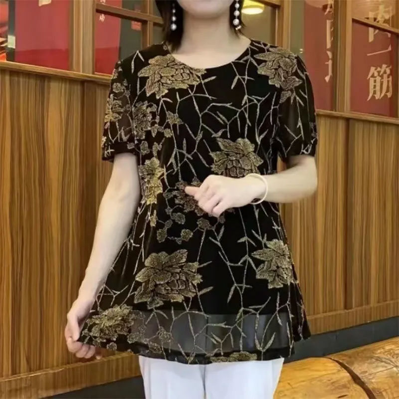 New Floral Bright silk Gauze p - đánh giá và giá Summer Gauze Clothing