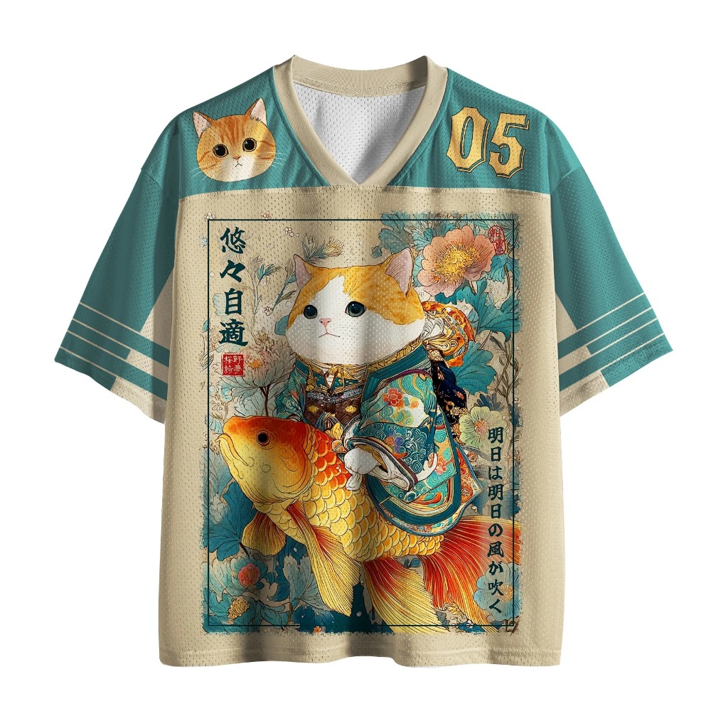 Japanese Harajuku Cartoon Cat  - đánh giá và giá Japanese Summer Clothing Men