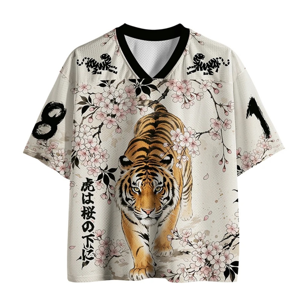 3D Print Japanese Ukiyo-e Tige - đánh giá và giá Japanese Summer Clothing Men
