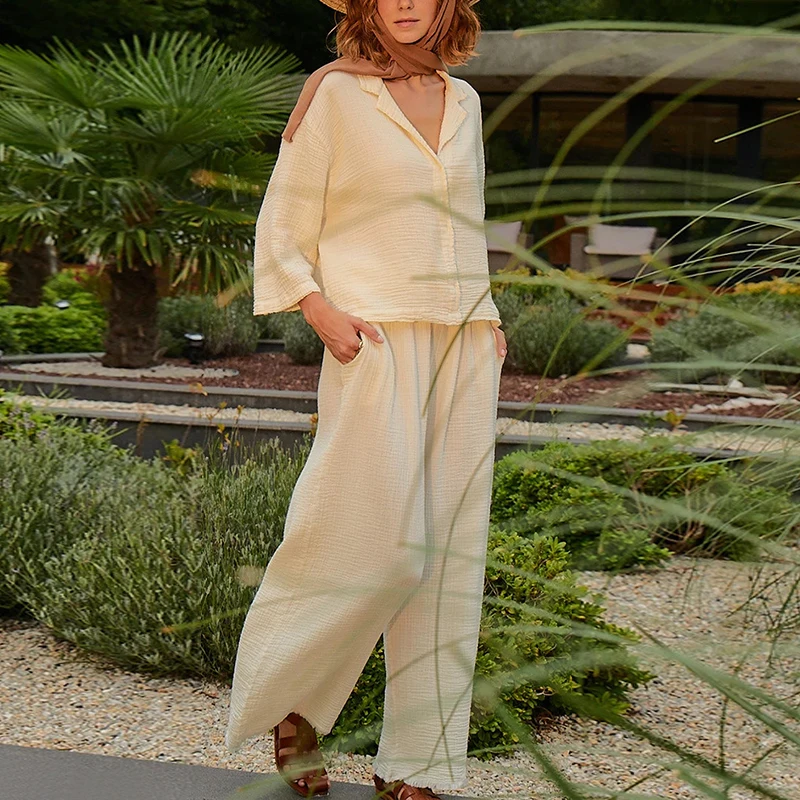 Muslin 100% Cotton Gauze Pants - đánh giá và giá Summer Gauze Clothing