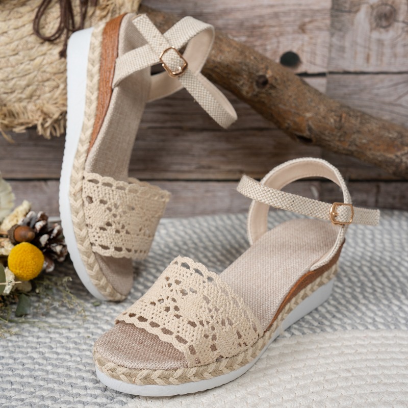 Women Lace Wedge Sandals Espad - đánh giá và giá Espadrille Sandal Women