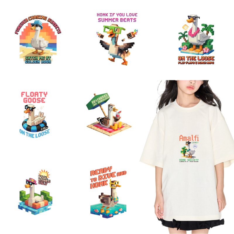 2PCS Amalfi Duck Summer Vibes  - đánh giá và giá Summer Clothing Vibes