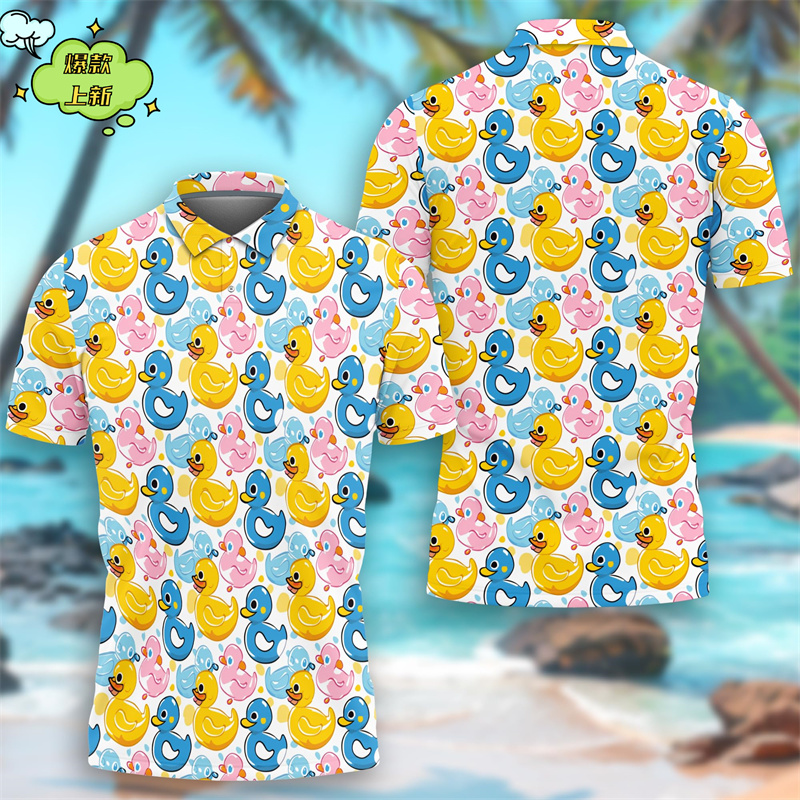 Cute Yellow Duck 3D Printing P - đánh giá và giá Summer Duck Clothing
