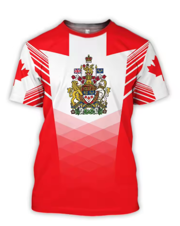 Canada T-Shirts Canadian Flag  - đánh giá và giá Summer Clothing Women Canada
