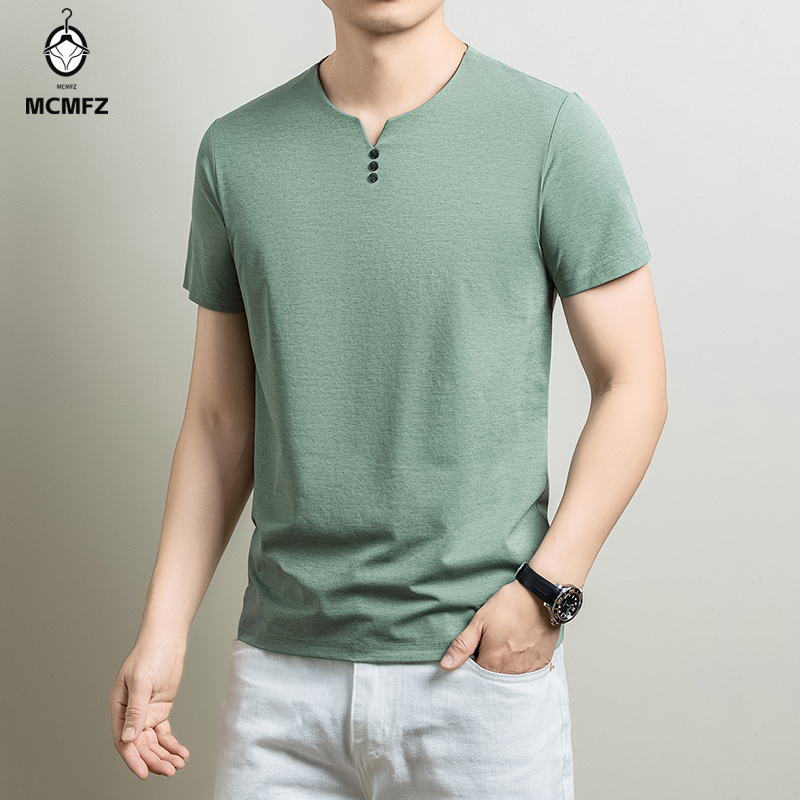 Mens Basic Henley T Shirt Comf - đánh giá và giá Summer Clothing Trends