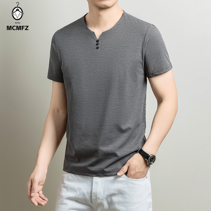 Mens Basic Henley T Shirt Comf - đánh giá và giá Summer Clothing Trends