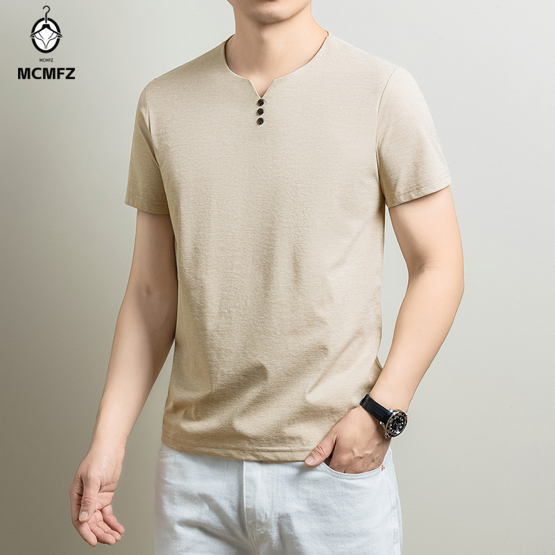 Mens Basic Henley T Shirt Comf - đánh giá và giá Summer Clothing Trends