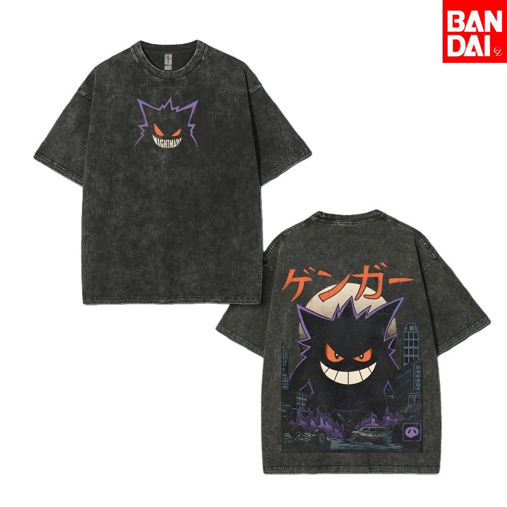 Pokemon Gastly Haunter Gengar  - đánh giá và giá Japanese Summer Clothing Men