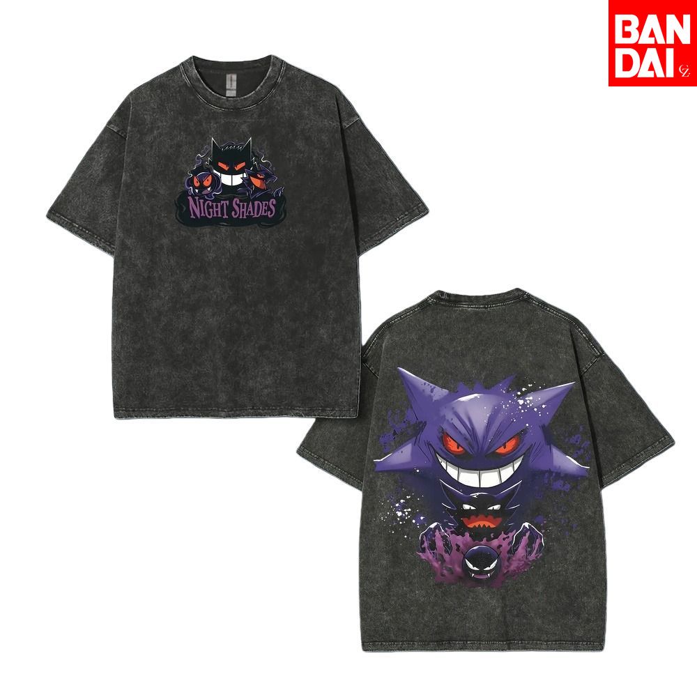 Pokemon Gastly Haunter Gengar  - đánh giá và giá Japanese Summer Clothing Men