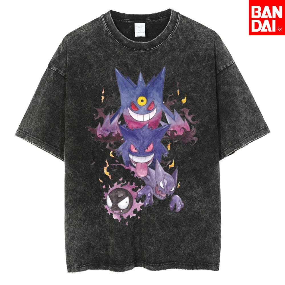 Pokemon Gastly Haunter Gengar  - đánh giá và giá Japanese Summer Clothing Men