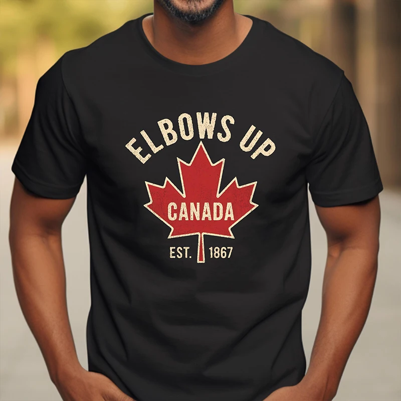 Elbows Up Canada T-shirt  for  - đánh giá và giá Summer Clothing Women Canada