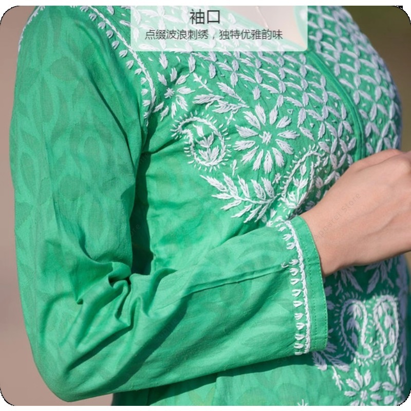 Women's Embroidered Kurti Indi - đánh giá và giá Summer Clothing Pakistan