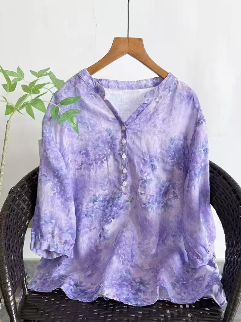 100% Ramie shirts for women su - đánh giá và giá Summer Clothing In Japan