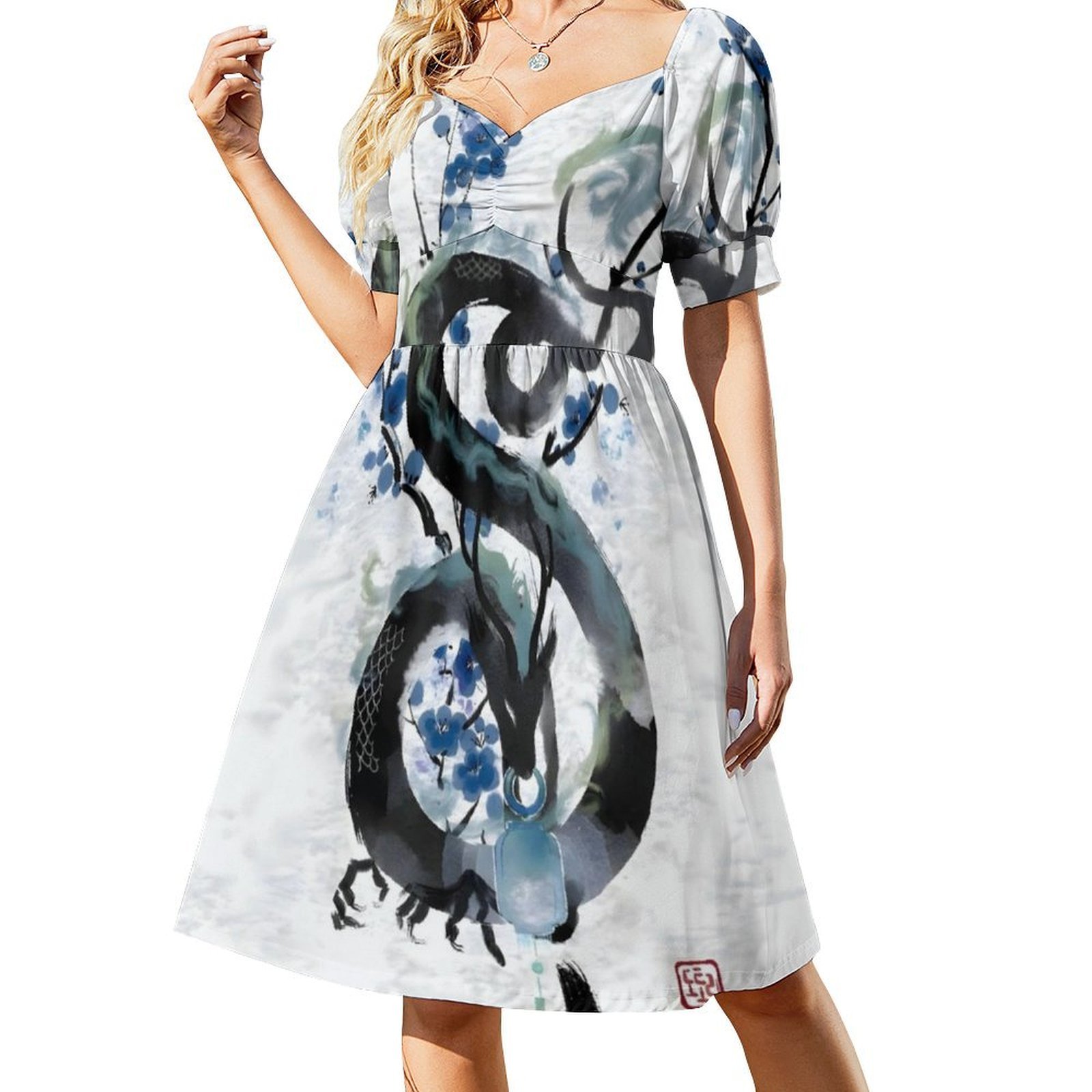 Japanese Blue Night Dragon Ink - đánh giá và giá Summer Clothing In Japan