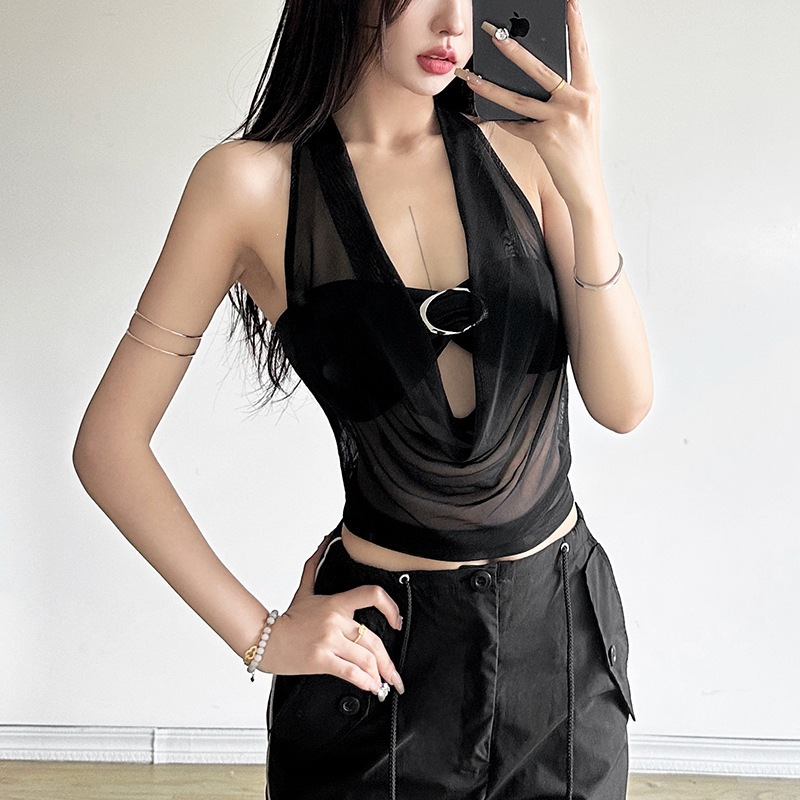 Two Pieces Sexy Halter Bandage - đánh giá và giá Summer Gauze Clothing