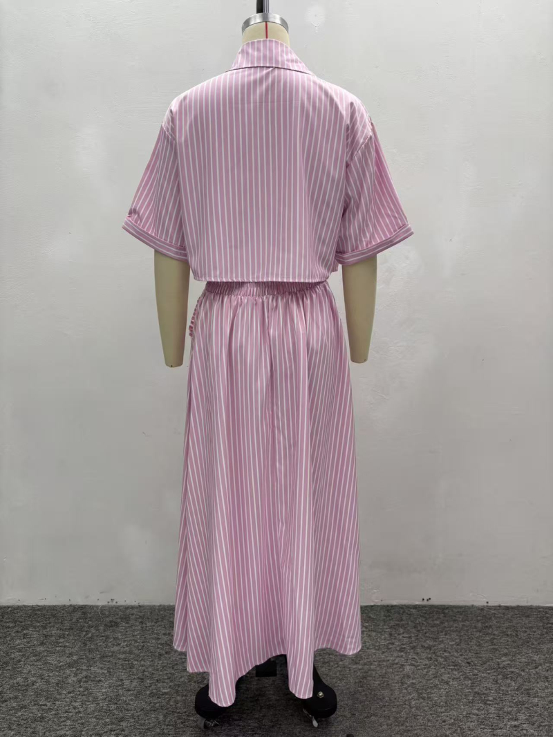 Women Summer Dress Lapel Singl - đánh giá và giá Summer Clothing For Older Women