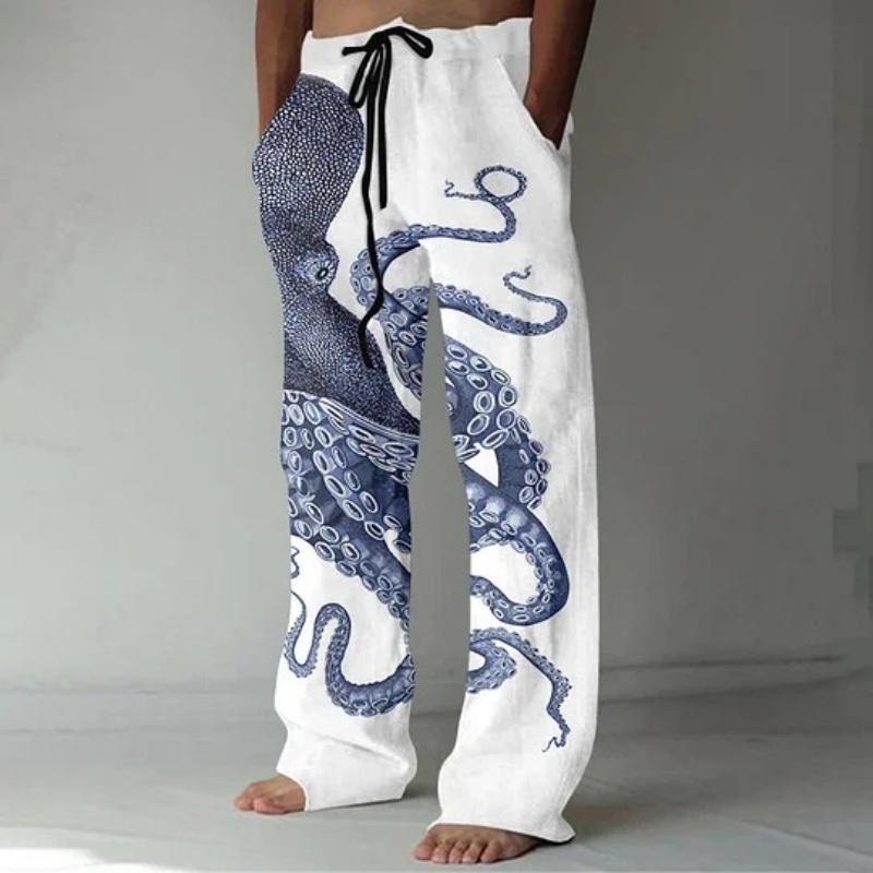 Japanese Art Octopus Graphic P - đánh giá và giá Japanese Summer Clothing Men