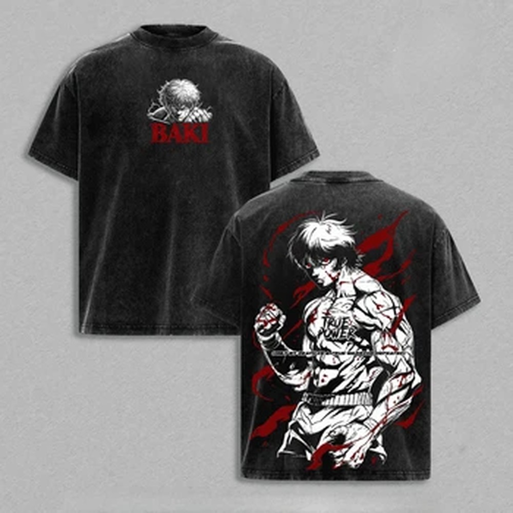 Japanese Anime Baki T-shirt Go - đánh giá và giá Japanese Summer Clothing Men