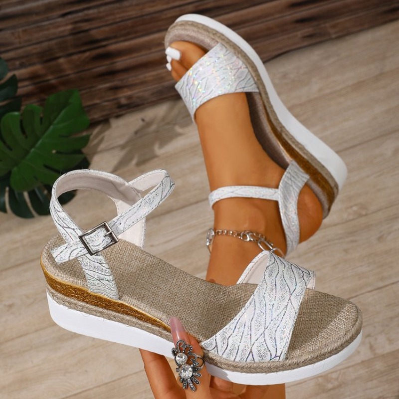 Wedge Sandals for Women White  - đánh giá và giá Espadrille Sandal Women